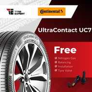 CONTINENTAL Ultra Contact UC7 (With Installation) 185/55R16 195/50R16 215/45R17 215/55R16 215/55R17 
