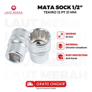 MATA TEKIRO 1-INCH SOCKET WRENCH 12 PT 21 MM SOCKET WRENCH/ CHILDREN'S SOCKET/