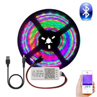 Ws2812b cá nhân địa chỉ dải đèn Led 1m 144LEDs/M WS2812 IC thông minh pixels đèn Led 5V với sp110e U