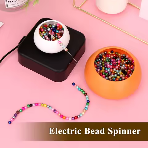 Electric Bead Spinner USB Beading Bowl Spinner Kit Adjustable Speed Electric Spin Bead Loader For Ma