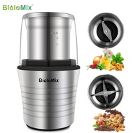 BioloMix 2-In-1 Wet and Dry Food Double Cups Electric Coffee Bean Grinder (300W) 磨咖啡豆 研磨機 磨粉機