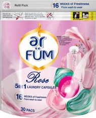 紡優美 - 紡優美洗衣珠（玫瑰）30 粒裝 洗衣珠