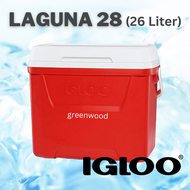 IGLOO Laguna 28 Quart Cooler Box ( Original 26 Liter Volume extended ice retention )