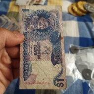 Malaysia Old One Yuan Banknotes Free Shipping Over 20 Yuan, Less than 20 Yuan Random Shipping% Q2604