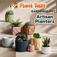 Plant Talks Minimalist Plant Pot | Planter | Succulent Pot | Nordic Style Home Decor | Office | Aroi