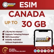 eSIM Canada 3/5/10/20 GB Data | 15/30 Days | eSIM Roaming | eSIM Travel