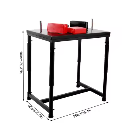 Professional Arm Wrestling Battle Table, 2200LBS Standard Arm Wrestling Table Adjustable Competition