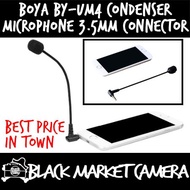 [BMC] BOYA BY-UM4 Omnidirectional Condenser Microphone 3.5mm TRRS Connector for iOS &amp; Android Smartphones