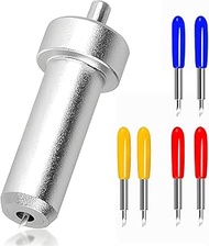 Replacement Blades for Cricut Joy/Xtra/Extra - 6 Cutting Blades with Holder, Fine Cut Blade (30°/45°