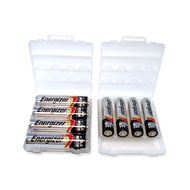 AA AAA Batteries Protective Storage Case Keeper Organiser (keep 2xAAA + 2xAA or 4xAAA batteries)