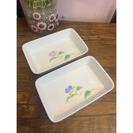 Square Baking Tray Set Of 2 Size 4.2x6.5x1 (PT0100-2)