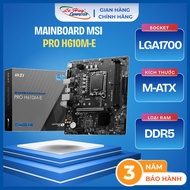 MSI Pro H610M-E DDr5 Mainboard - Genuine Product