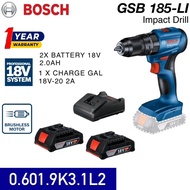 BOSCH GSB185-LI ( SOLO/SET ) CORDLESS PROFESSIONAL SCREWDRIVER GSB 185-LI