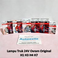 Osram 24V Truck Headlight Super Bright H1 H3 H4 H7 Truck Bulb Transport Goods 70W 100W 75/70W 100/90