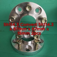 Spacer 5h114.3 Convert 5h114.3 x 67mm x 67mm x 15mm 2pcs