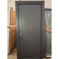 PINTU + KUSEN + HANDLE - BAHAN PLAT BAJA / PINTU BESI /PINTU PLAT BAJA / PINTU ALUMINIUM / PINTU KAM