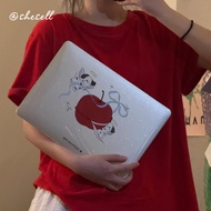 Shesell macbook(Glitter)Ribbon Puppy Angel Air13/15 M4 Pro13 Case For macbook Clear A2681