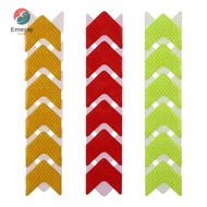 EMERAY 36Pcs Safety Warning Stripe Adhesive Decals, Reflective Material Arrow Strong Reflective Arro