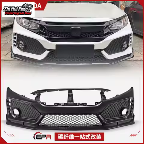 Suitable for Honda 10th Generation Civic FC FK7 Modification TYPE R Style Modified Front Bumper