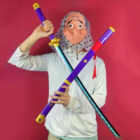 40inch Roronoa Zoro Katana Anime Sword Cosplay Prop Ninja Knife Blade Zoro Real Size Japonesa Katana