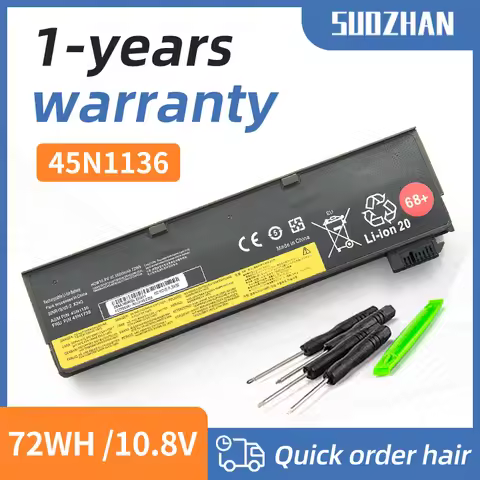 SUOZHAN Laptop Battery For Lenovo Thinkpad X270 X260 X240 X250 T450 T470P T450S T440S K2450 W550S P5