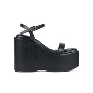SHU RUNWAY 4.5" MEGA PLATFORM ORIGINAL ANKLE STRAPS รองเท้าส้นสูง