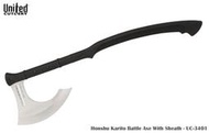 United Cutlery Honshu Karito 黑長柄戰鬥斧-7Cr13鋼(Satin處理)-UC-3401