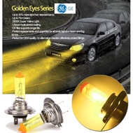 [Car Inspection Can Pass] American GE Singular Lighting Amber Light H1 H3 H4 H4 High Watt H7 9006 Go