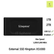[ศูนย์ไทย] 1TB/2TB Kingston XS1000 External SSD Portable USB3.2 ฮาร์ดดิส พกพา SXS1000 Solid state Dr