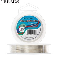 1roll Round Craft Copper Wire Silver 0.6mm 22 Gauge