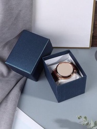 一個復古簡約的地球覆蓋手錶盒，作為男士的生日/情人節/週年紀念/結婚禮物