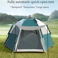 TENDA AstaGear Hexagonal Windproof Outdoor Camping Tent 5-8 Person / Outdoor Hiking Camping Tent Ant