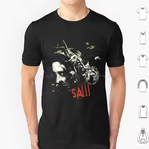 Vintage Saw Movie T Shirt Men Women Kids 6xl Saw Saw Movie Jigsaw Amanda Young Billy Horror Movie Sc