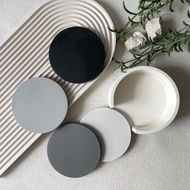 Round Coaster Set / Hand Made Jesmonite Coaster Set / Personalised Custom Coaster Set