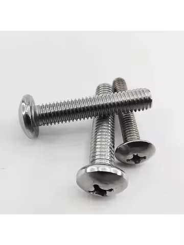 2/50X M1.6 M2 M3 M3.5 M4 M5 M6 M8 GB818-85 304 Stainless Steel Cross Phillips Pan Round Head Lengthe
