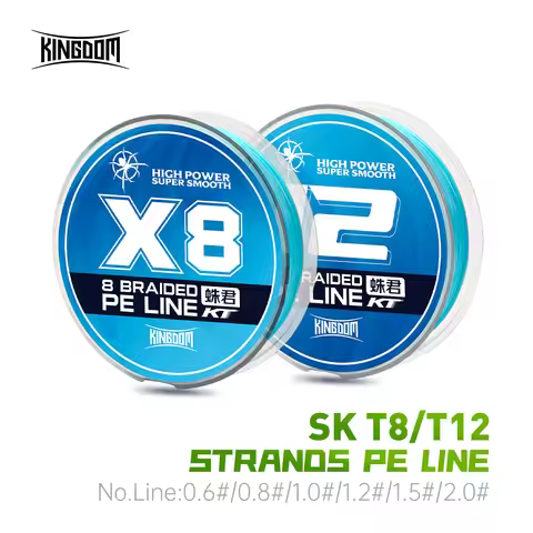 Kingdom Fishing Line 150m 8 Strands 12 Strands Braided Long Casting Japan Monofilament PE Line Saltw