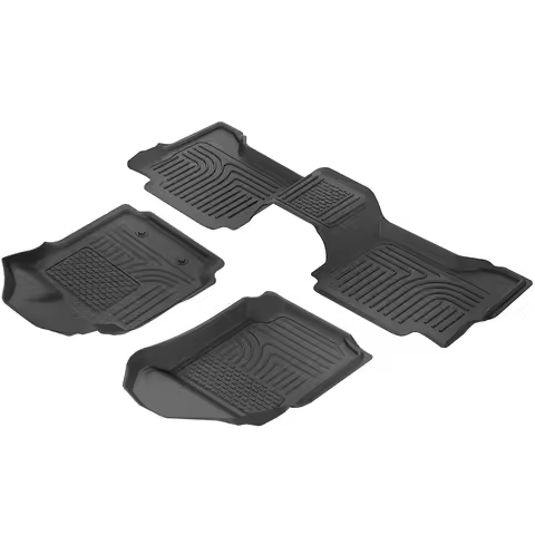 3D TPE Car Floor Mat for Ford Ranger PX PX2 PX3 Dual Cab 2015-2021 Waterproof Non-slip Car Mat