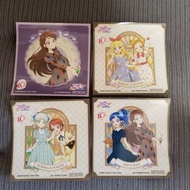 星夢學園 偶像活動 aikatsu 日本 日版 特典 貼紙 星宮莓 ichigo 霧矢葵 aoi 紫吹蘭 ran 有栖川乙女 otome 藤堂百合香 yurika kaede一之瀨楓