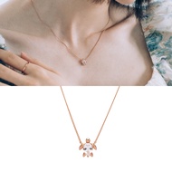 natural white topaz A+++ turtle lucky GOLD 14k 18k necklace 585 750