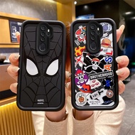 Casing Oppo A9 2020 Casing Oppo A5 2020 Case ONE PIECE Spider Man Cartoon Patterned Cool Boy Soft Si