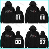 Mingyuan Kpop Stray Felix Jeongin Hyunjin Woojin Hoodie 250g Heavyweight Sweatshirts Men Women Pullo
