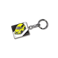 MKJP Custom Key Holder Fit For Honda Fit Shuttle GG7 GP2 Material: Black Car Color: Yellow