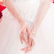 Chanbaek gloves for wedding gown gloves for gown long gwantes for gown long hand gloves for women St