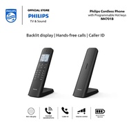 Philips Cordless phone M4701B/90 | 4.6 cm backlit display | Low Radiation | Hands-free calls