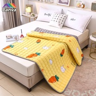 Soft Tatami Mattress Anti-slip Bed Mat Pad Protector Bed Topper Floor Mat Super Single Double Queen King Size Bed Mat for Student Dormitory