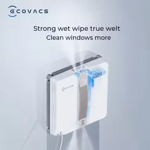 Original ECOVACS Window Cleaning Machine WINBOT AIR MINI Window Cleaning Robot 8000Pa Glass Vacuum C