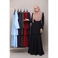 Baju Kurung Moden Skirt Kembang Payung Baju Raya Baju Muslimah Baju Kurung Neelofa Sabella