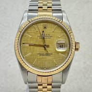 Rolex datejust 36 16233 Linen Dial 1993