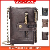 CSONLINEMALL Bifold Wallet Men Large Capacity PU Leather Short Wallet Credit Card Holder for Men wit