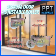 004 / 006 Aluminum Sliding Door Adjustable Roller Wheel Glass Door / Roda Pintu Gelangsar Kaca
